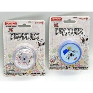 2025 Target Exclusive Peanuts Snoopy Yo-Yos Duncan Butterfly & Imperial Lot of 2